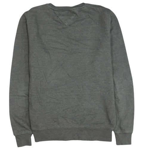 Tommy Hilfiger Denim Men's Grey Small Crew Neck Sweatshirt
