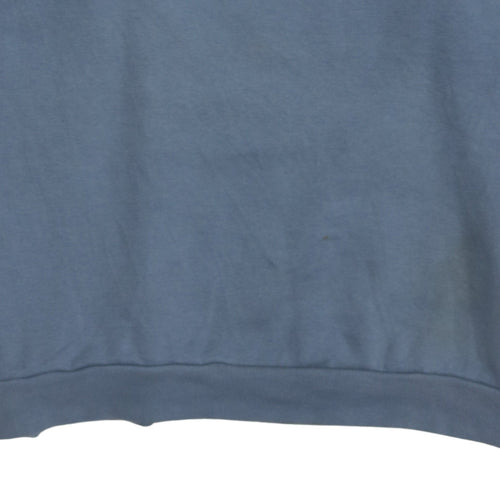 Puma Mens Blue Crew Neck Logo Sweatshirt XXL Regular Fit