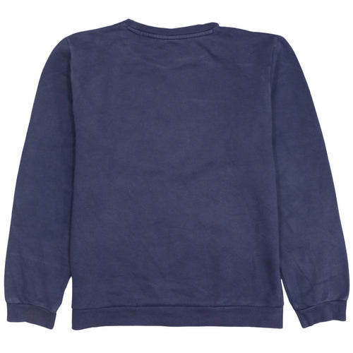 Puma Boys Navy Blue Logo Sweatshirt 15-16 Years Cotton Crew Neck