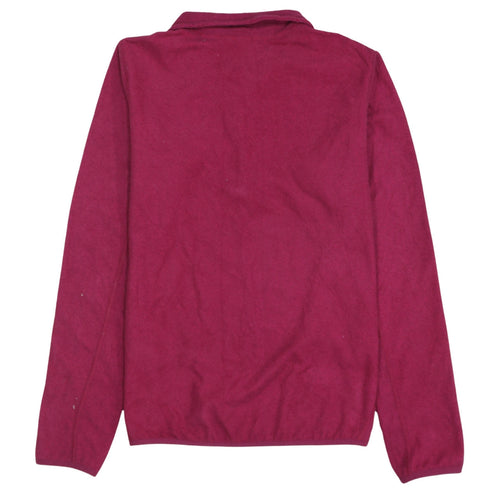 Berghaus Women’s Pink Fleece Pullover Sweatshirt Size M Half Zip Outdoor