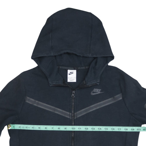 Nike Teens Black Full Zip Hoodie Fleece Jacket XL 158-170cm