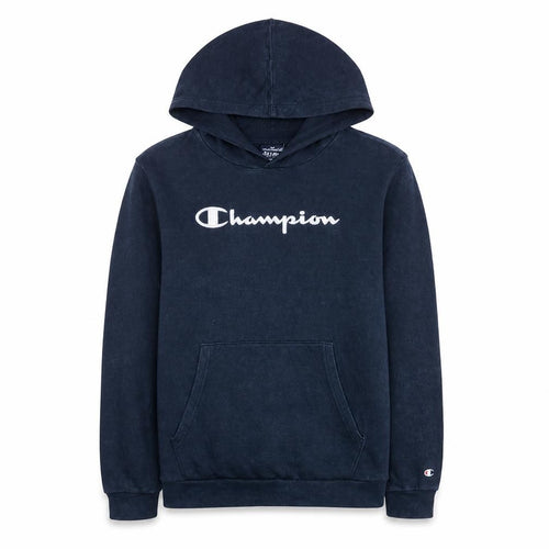 Champion Boys Navy Blue Pullover Hoodie Size 15-16 Years 2XL Graphic Logo