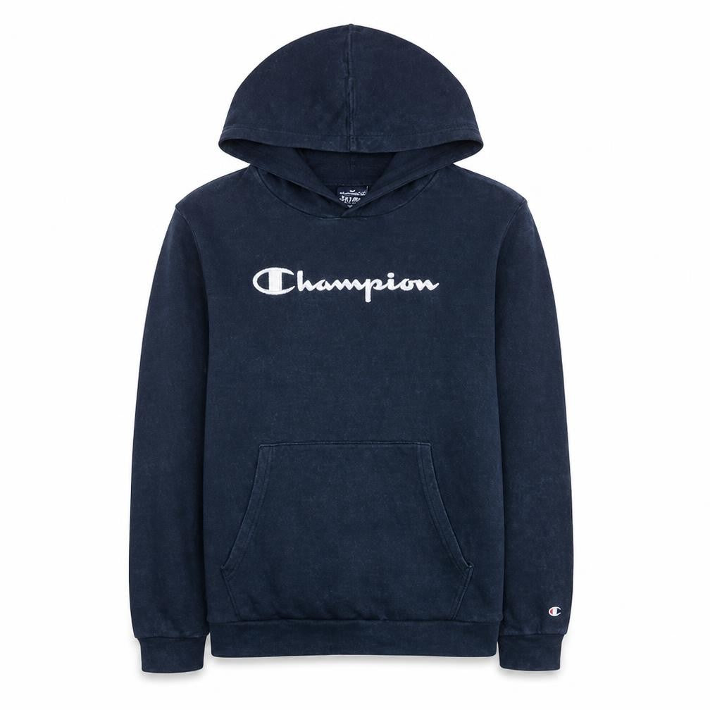 Champion Boys Navy Blue Pullover Hoodie Size 15-16 Years 2XL Graphic Logo