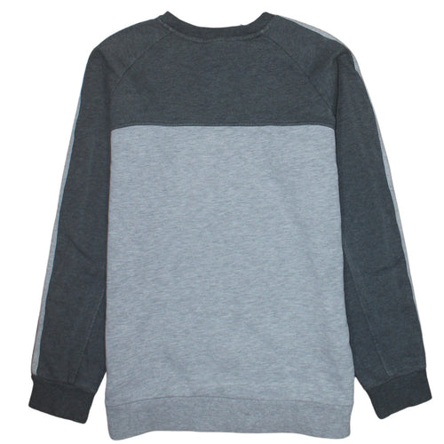 Adidas Boys Grey Sweatshirt 15-16 Years Crew Neck Long Sleeve Pullover
