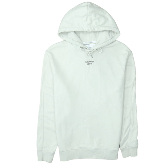 Calvin Klein Jeans Men's Beige Pullover Hoodie Size M