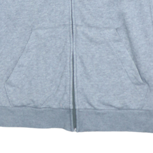 Adidas Womens Grey Full Zip Hoodie XL 20-22 Hooded Sweatshirt
