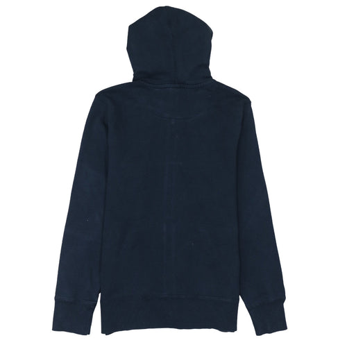 Nike Men's Blue Full Zip Hoodie S Regular Fit Cotton