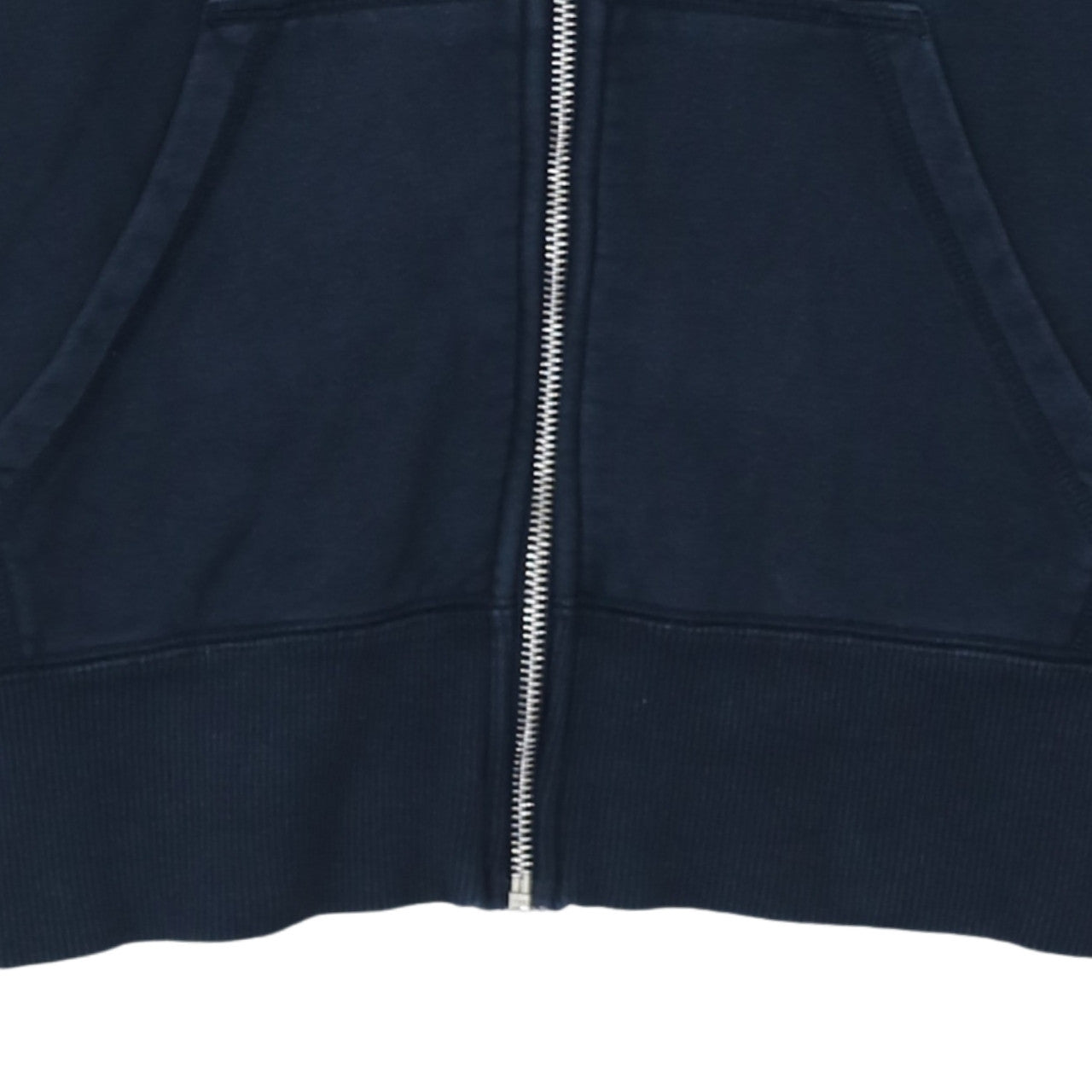 Nike Men's Blue Full Zip Hoodie S Regular Fit Cotton
