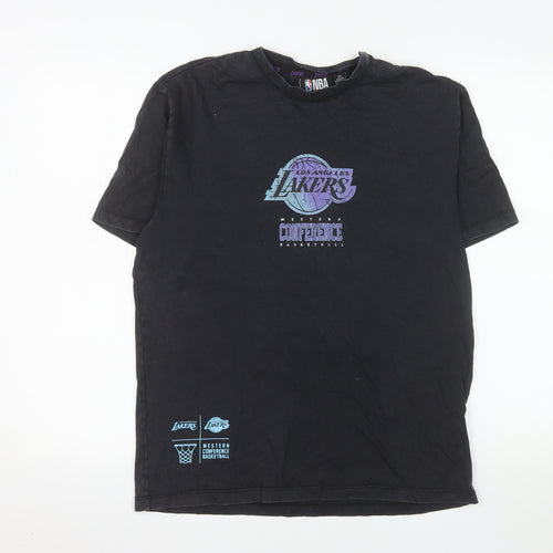NBA Los Angeles Lakers Men's Black XS Graphic Basketball T-Shirt