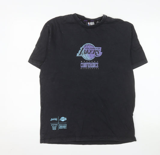 NBA Los Angeles Lakers Men's Black XS Graphic Basketball T-Shirt