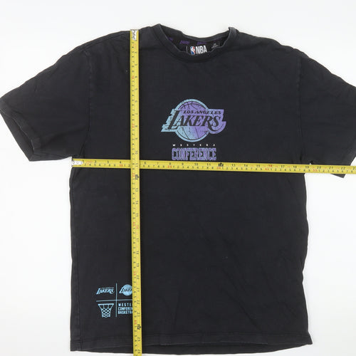 NBA Los Angeles Lakers Men's Black XS Graphic Basketball T-Shirt