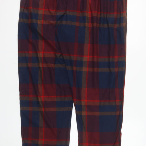 Next Men's Blue & Red Check Pyjama Pants XL Regular Fit