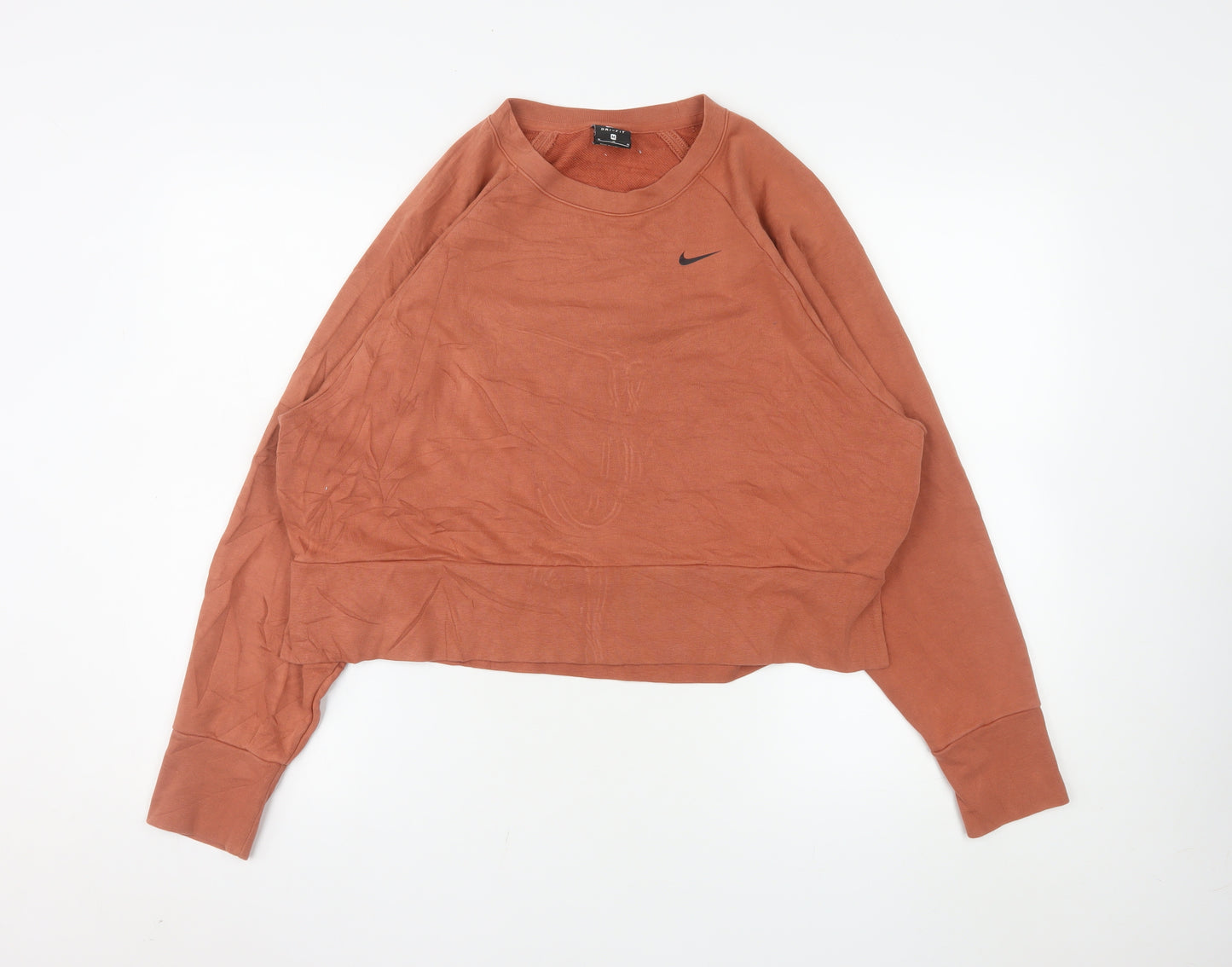 Nike Dri-FIT Rust Orange Women's M Pullover Sweatshirt