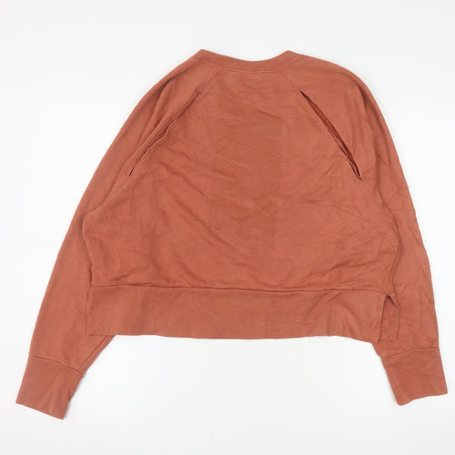 Nike Dri-FIT Rust Orange Women's M Pullover Sweatshirt