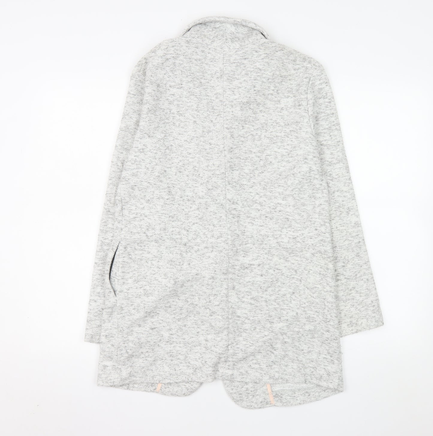 Miss Selfridge Women’s Grey Knit Mid-Length Blazer Jacket Size 6