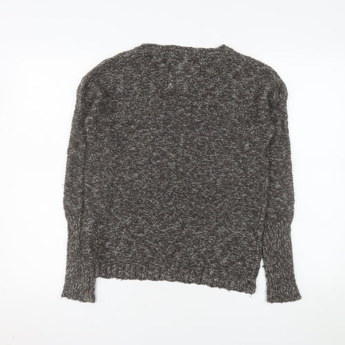 Superdry Womens Grey XS Crew Neck Knit Pullover Jumper