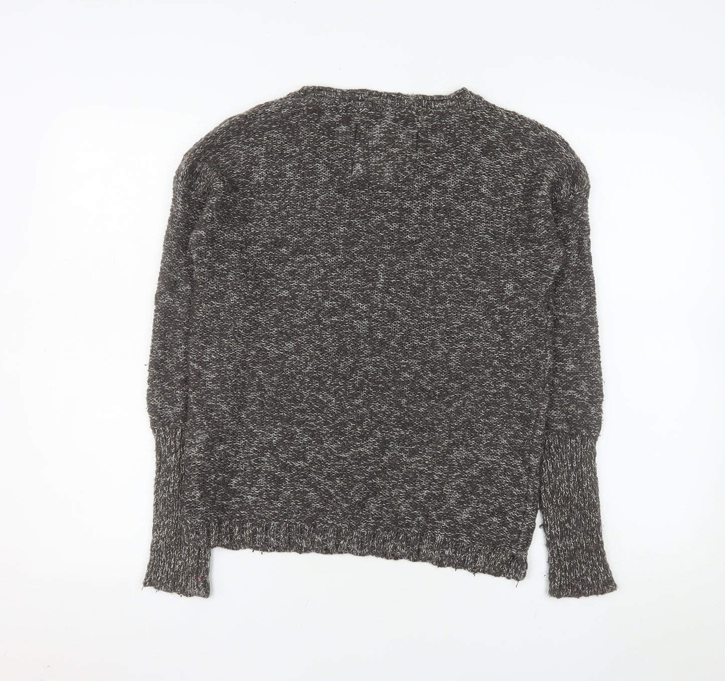 Superdry Womens Grey XS Crew Neck Knit Pullover Jumper