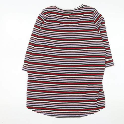New Look Women’s Multicoloured Striped Pullover Jumper UK 12