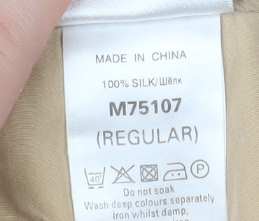 Next Women’s Beige Silk Cargo Trousers UK 12 Regular