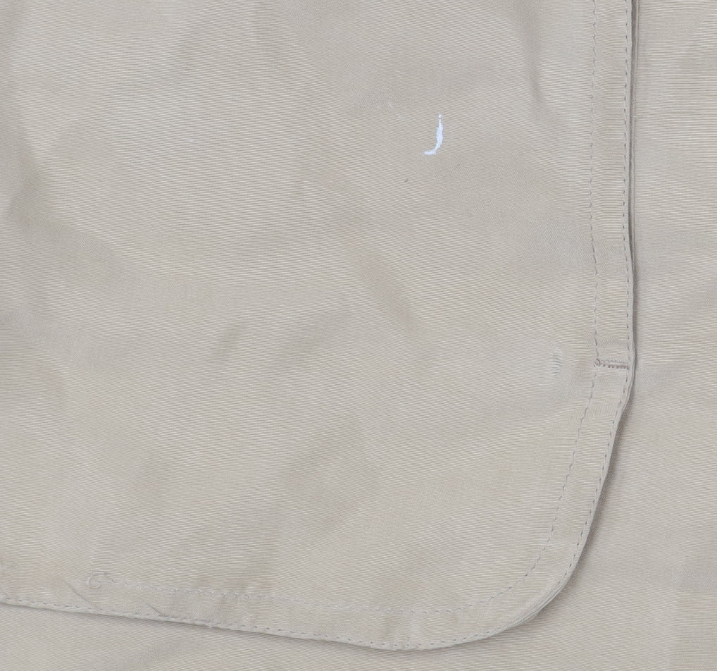 Next Women’s Beige Silk Cargo Trousers UK 12 Regular