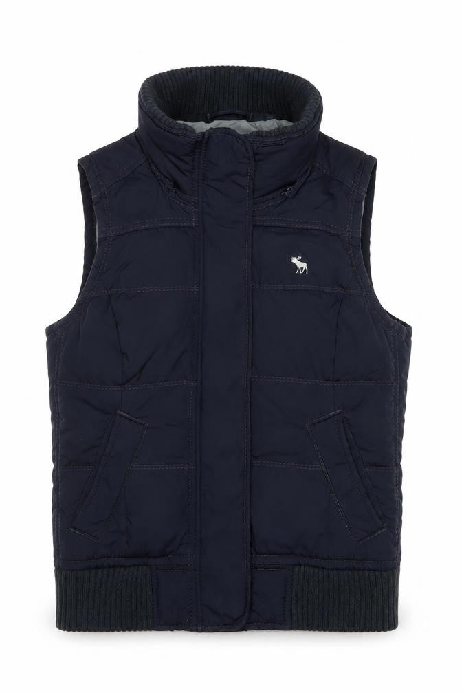 Abercrombie & Fitch Women's Blue Puffer Waistcoat M