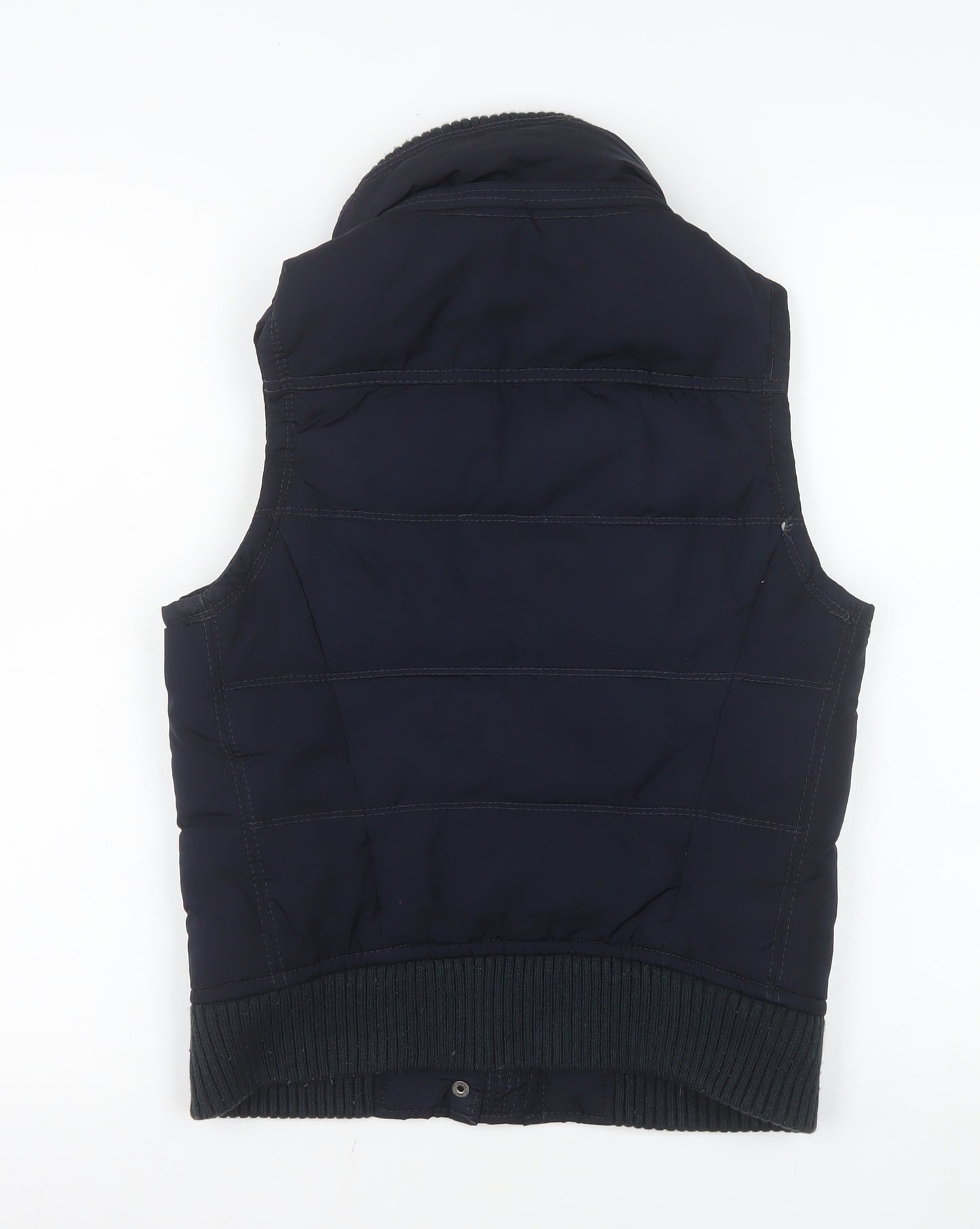 Abercrombie & Fitch Women's Blue Puffer Waistcoat M