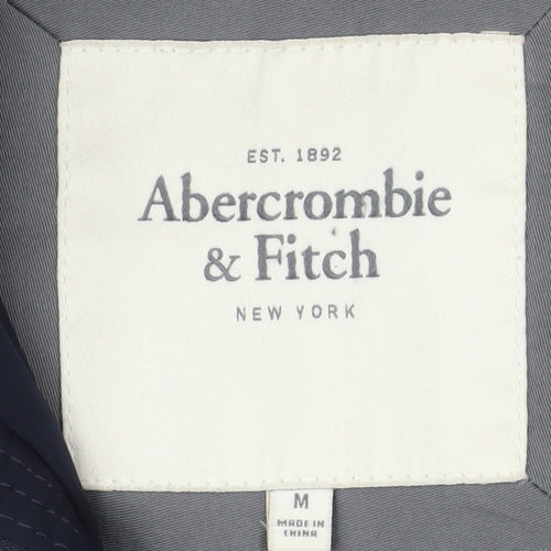 Abercrombie & Fitch Women's Blue Puffer Waistcoat M
