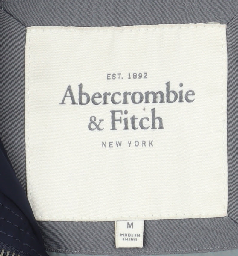 Abercrombie & Fitch Women's Blue Puffer Waistcoat M