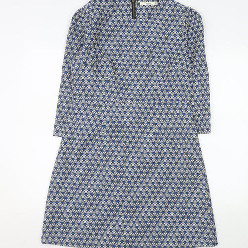Darling London Women’s Blue Geometric Shift Dress Size 14