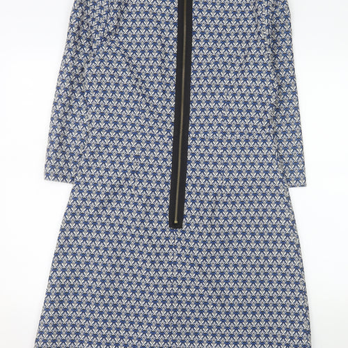 Darling London Women’s Blue Geometric Shift Dress Size 14