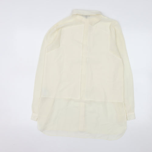 Warehouse Women’s Ivory Long Sleeve Tunic Blouse Size 10