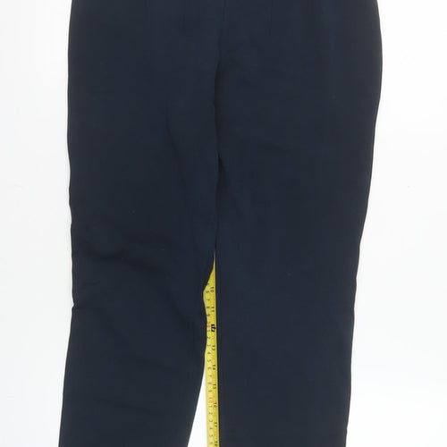 Marks and Spencer Women’s Blue Size 12 Slim Fit Stretch Trousers