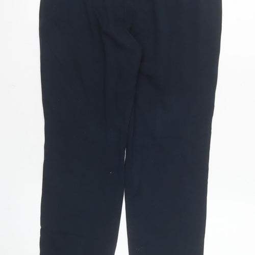 Marks and Spencer Women’s Blue Size 12 Slim Fit Stretch Trousers