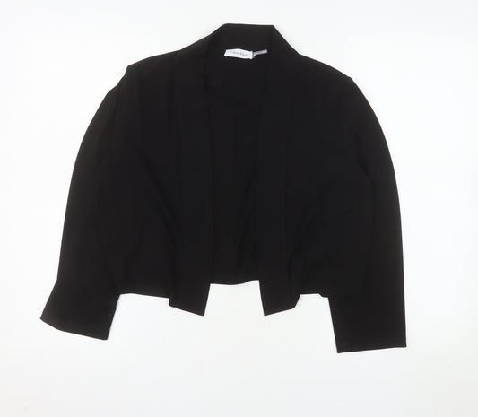 Calvin Klein Women's Black XL Cropped Blazer Jacket