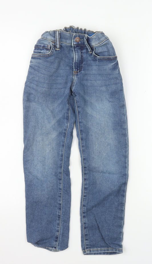 GAP Kids Boys Blue Straight Jeans Age 7 Years Regular Fit Denim