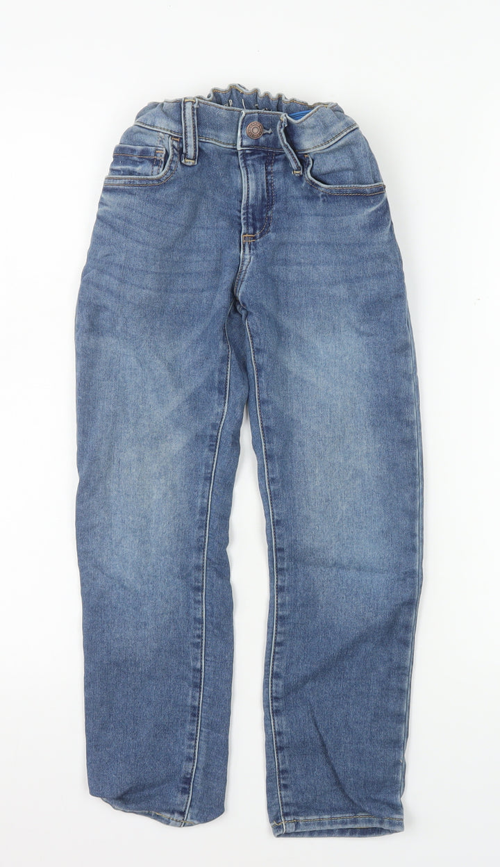 GAP Kids Boys Blue Straight Jeans Age 7 Years Regular Fit Denim