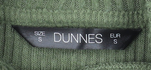 Dunnes Women’s Green Mock Neck Long Sleeve Pullover Jumper Size S