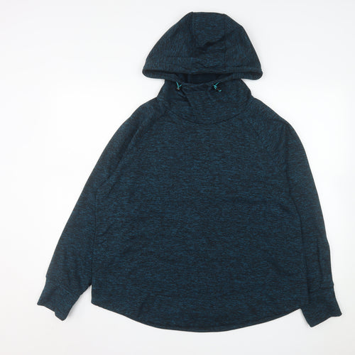 St. Bernard for Dunnes Stores Women's Blue Pullover Hoodie Size Large
