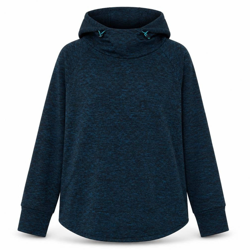 Front view of St. Bernard for Dunnes Stores Women's Blue Pullover Hoodie Size Large