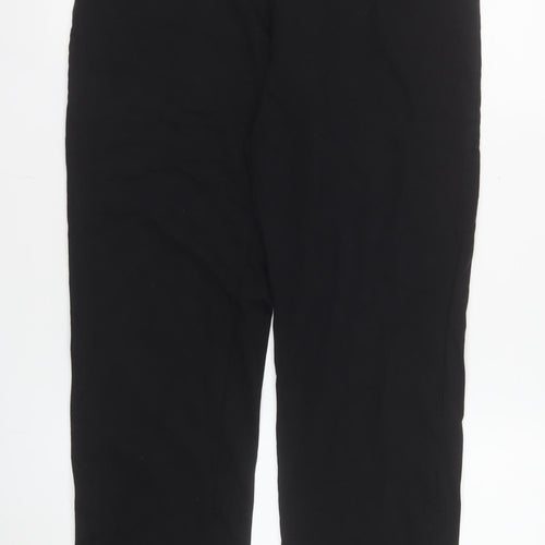 Dunnes Stores Women's Black Cotton Stretch Ankle Leggings Size 12