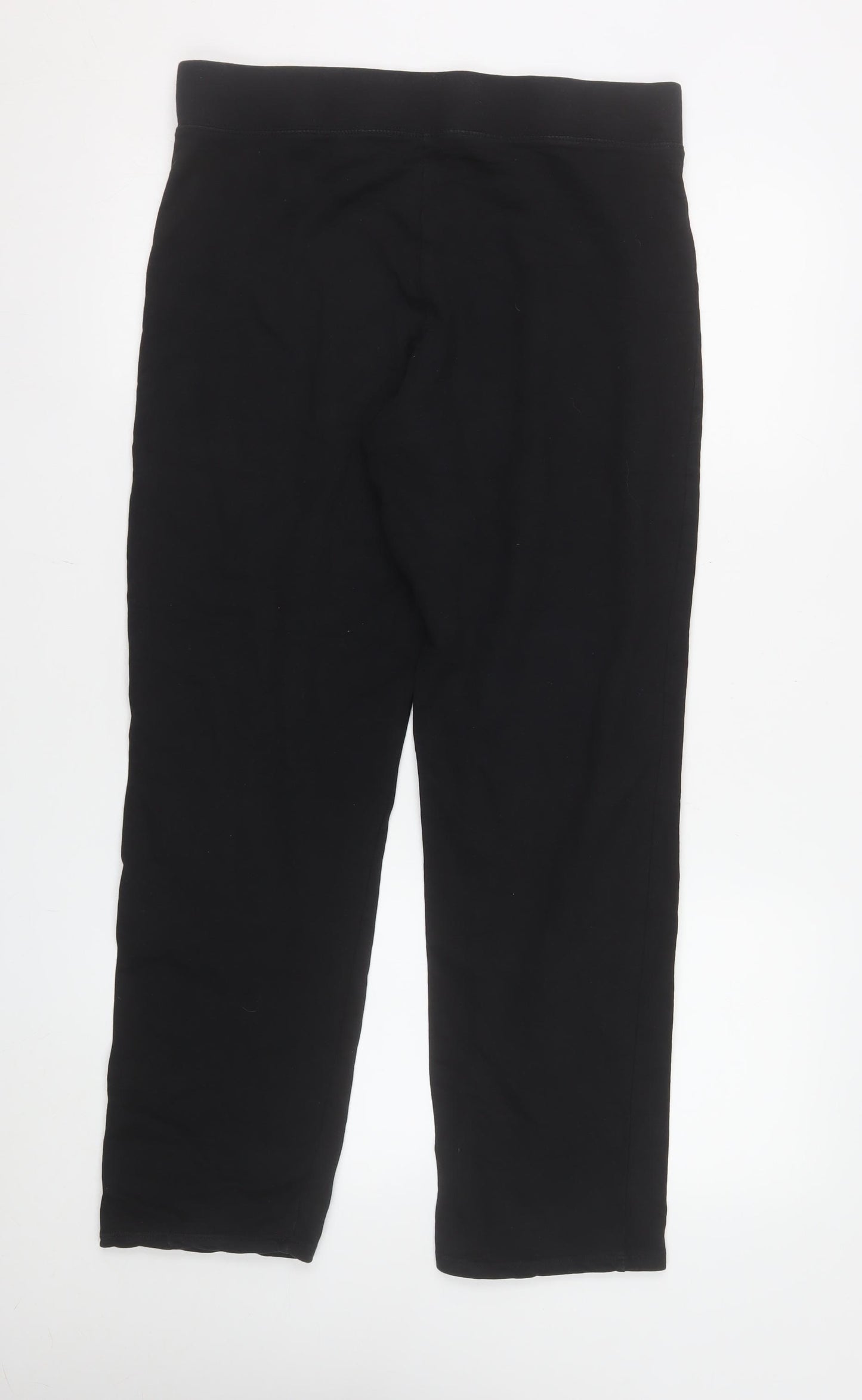 Dunnes Stores Women's Black Cotton Stretch Ankle Leggings Size 12