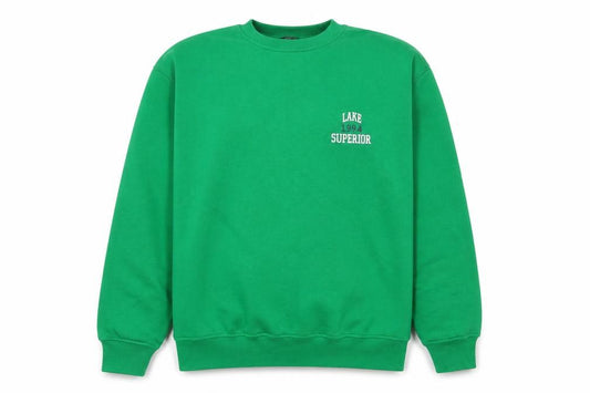 Front view of Dunnes Men's Green Lake Superior Sweatshirt Small Pullover