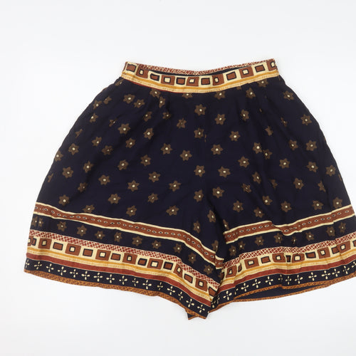 Jordan Womens Blue Bohemian Rayon Culotte Shorts Size M