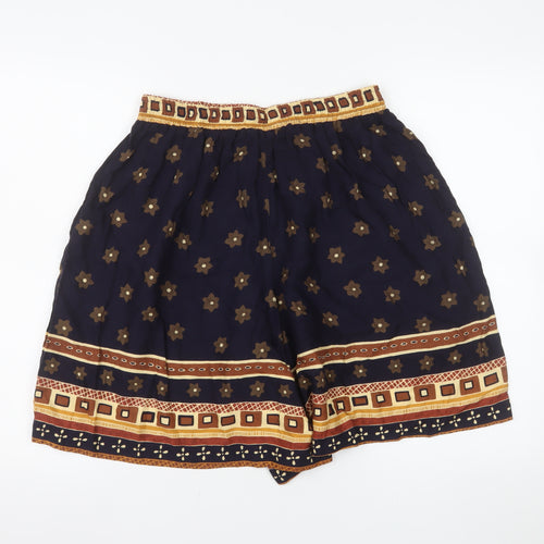 Jordan Womens Blue Bohemian Rayon Culotte Shorts Size M