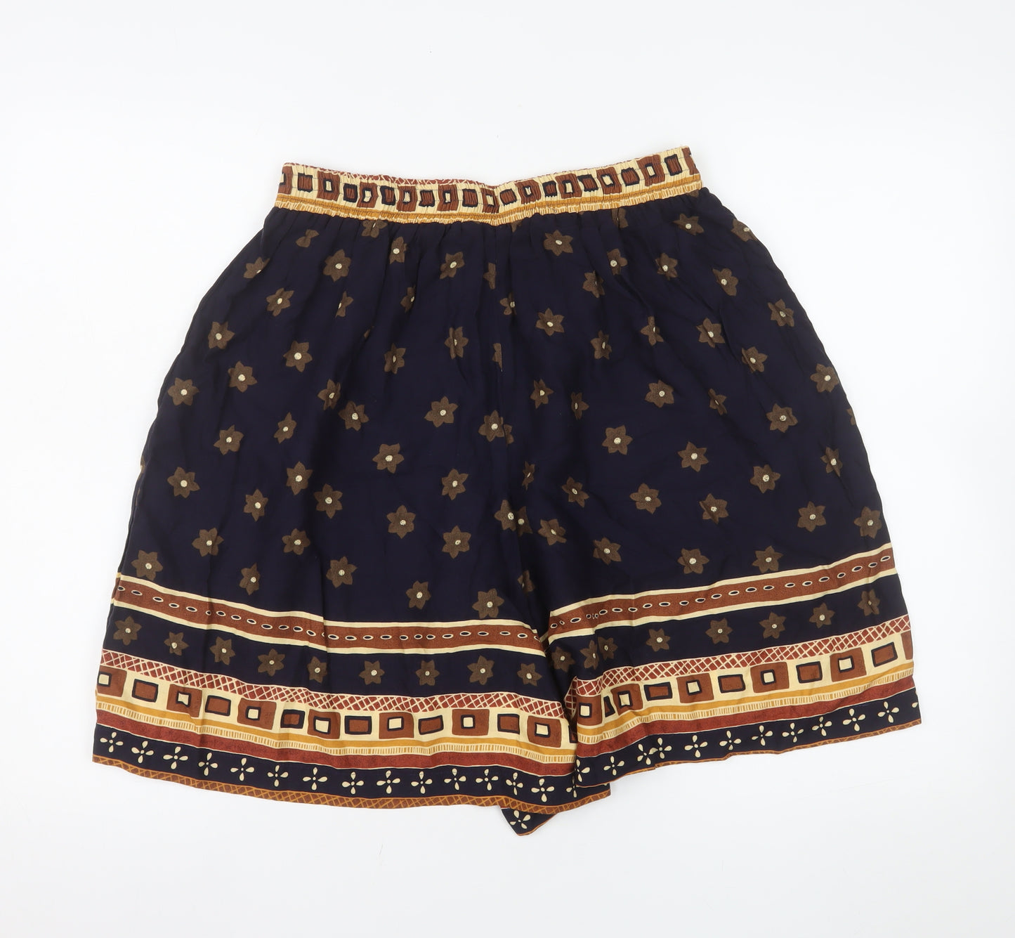 Jordan Womens Blue Bohemian Rayon Culotte Shorts Size M