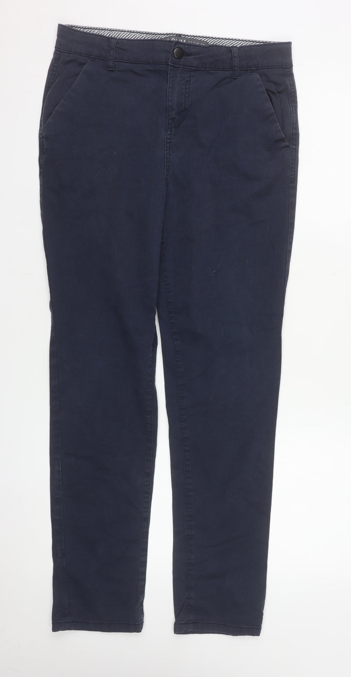 Denim Co Boys Navy Blue Slim Fit Chino Trousers 13-14 Years