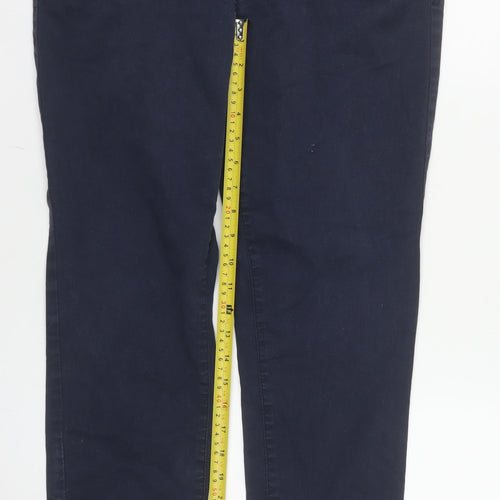 Denim Co Boys Navy Blue Slim Fit Chino Trousers 13-14 Years