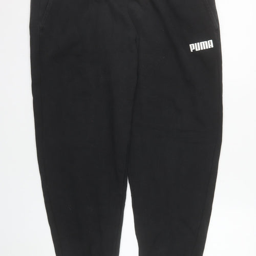 Puma Men's Black XL Jogger Sweatpants Fleece Activewear Trousers