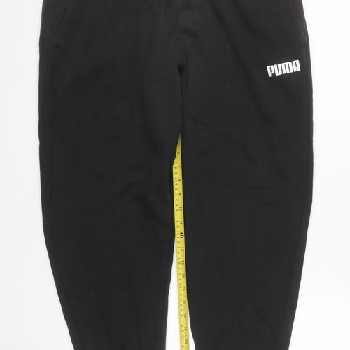 Puma Men's Black XL Jogger Sweatpants Fleece Activewear Trousers