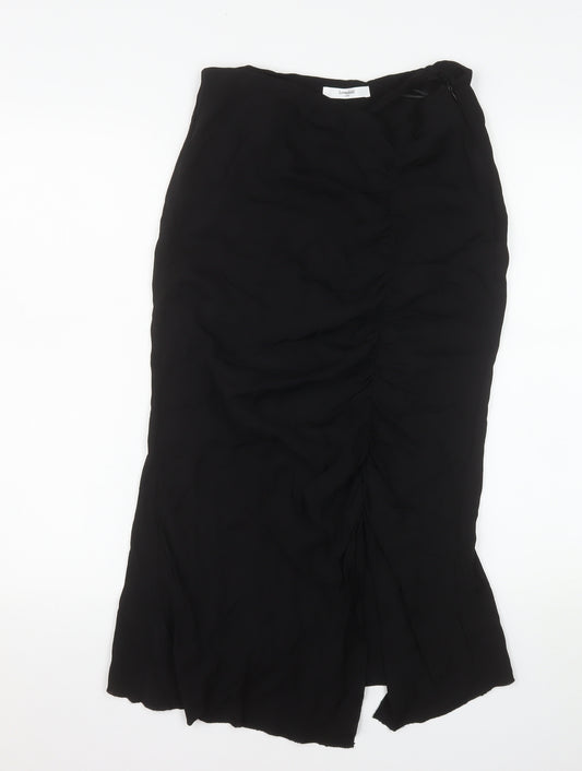 Lovechild 1979 Women's Black Midi Pencil Skirt Size 8 Stretch Viscose
